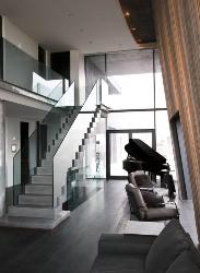 Glass Stairs Look very neat Interior Design Photos