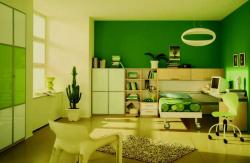 kids room ideas in green theme Interior Design Photos