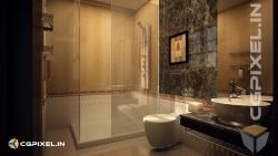 3D BATHROOM VIEW IN KOTA  Interior Design Photos