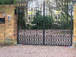 grill gate Elevatio without grill