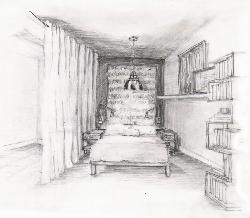 Bed Room Sketch Interior Design Photos
