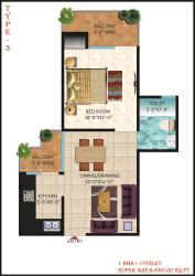 1 bhk layout Only one bhk