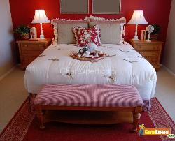 Red Hot Bedroom.. Interior Design Photos