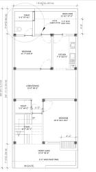 House Map 20 by 49 20 × 40 size korner map