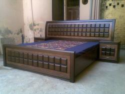Custom made bed with side tables Interior Design Photos