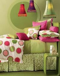 Colorful Bedroom for kids Wardobe with colourful mica