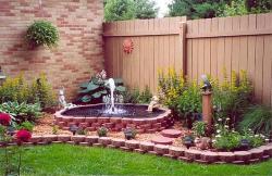 Outdoor design using Fountains Water fountain
