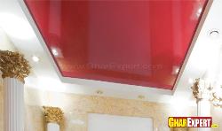 Tray Ceiling Design with Stretch PVC Interior Design Photos