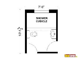 Twin Door Bathroom layout Interior Design Photos