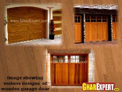 wooden garage door Interior Design Photos