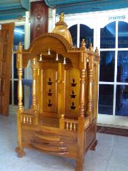 wooden temple Interior Design Photos