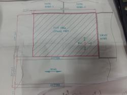 Plot size 57x40 feet with south facing 66ã—33 south face