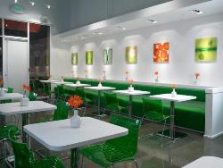Look at the lighted restaurant bar counter Interior Design Photos