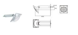 Kohler Stance Showerhead with Showerarm - K-14787T 20 × 47