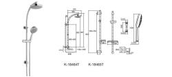 Kohler Rain Duet Shower Only Column - K-18464IN Pillar constuction,column design