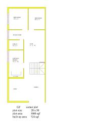 corner plot 20  x  50 18ã—50 sq ft duplex