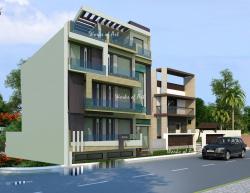 ALTERNATE DESIGN SCHEME FOR THE PROPOSED RESIDENCE AT RW-56, MALIBUE TOWNE, GURGAON 24×56