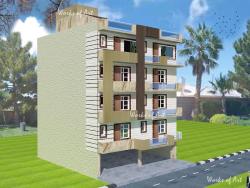 RESIDENTIAL BUILDER FLATS AT NARELA FOR MR. RAHUL SINGHALI Outerior  in flats