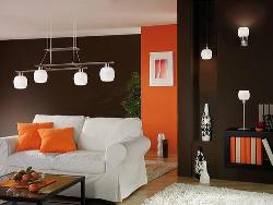 Ultra stylish lighting  in living room Interior Design Photos