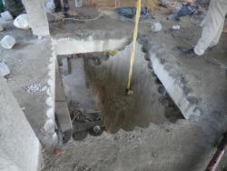 Concrete roof slab cutting work without vibration Interior Design Photos
