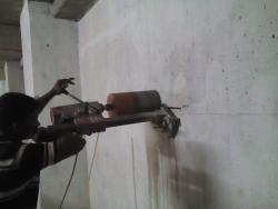 concrete wall cutting work using diamond saw core cutting machine Maruti cut