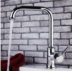 bathroom faucet chrome with running water Water