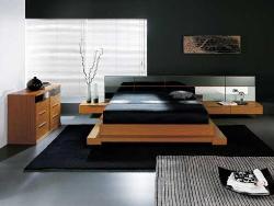 White and Black Bedroom Interior Design Photos