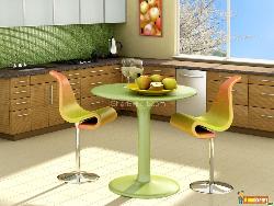 Sitting Arrangement in Modern Kitchen Interior Design Photos