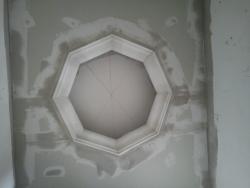 lighting concept shown on a ceiling Garments showroom