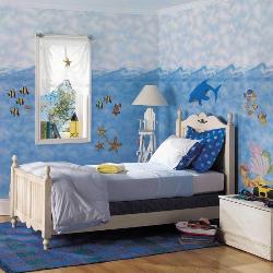 Kids Room with Sea Theme Interior Design Photos