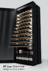 Sleek bar cabinet with wine cellar Interior Design Photos