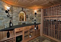 bar cabinet with a bigger wine cellar,  with n