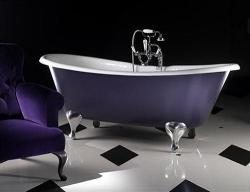 Bathroom design with antique bath tub curve design, Interior Design Photos