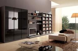 Dark-Living-Room Interior Design Photos