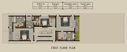 Second floor plan Loby containing two fan