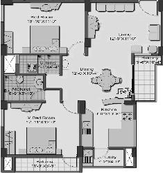 Vastu Plan Apartment   Apartment 540sqft