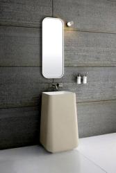 modern mirror concept and wash basin Wash besan