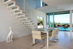 Stairs of Ocean Walk House, Fire Island Interior Design Photos