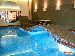 Swimming Pool in Blue Theme Interior Design Photos