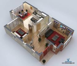 Design House 3D Floor Plan Interior Design Photos