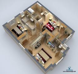 Design House 3D Floor Plan Interior Design Photos