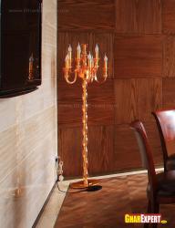 Corner candle lighting lamp for dining room Corner desine 600sqf