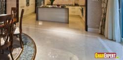 Marble floor pattern for kitchena and dining Geometric patterns``