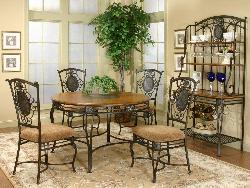 4 seater wrought iron dining table and chairs Interior Design Photos