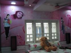Residential Interior wall Graphic For Child Room  Cilling children 
