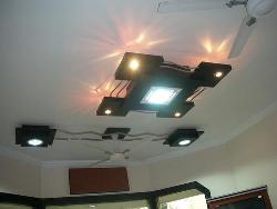 Wooden lights on ceiling Interior Design Photos
