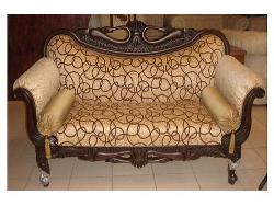 Traditional carved 2 seater sofa Carved bajot