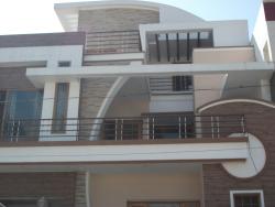 home elevation design with curve line concept 3d home elevation