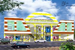 shopping mall Shop ke rek footwer ki shop