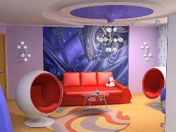 false ceiling design for living room and seating Interior Design Photos